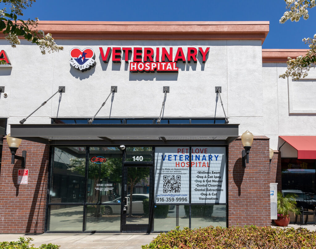 Pet Love Veterinary Hospital - veterinarian elk grove ca Pet Love Veterinary Hospital building and front sign. - veterinarian elk grove ca